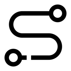 Poster - Connect icon. Internet technology concept. Icon in line style