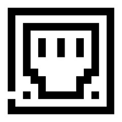 Poster - Ethernet icon. Internet technology concept. Icon in line style