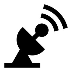Poster - Radar icon. Internet technology concept. Icon in line style
