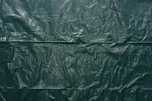 Cool Macro Top Shot Of Dark Bin Bag Foil Material With Dust, Nice Photo Overlay Or Background.