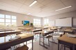 © inspiretta - Empty classroom, generative ai