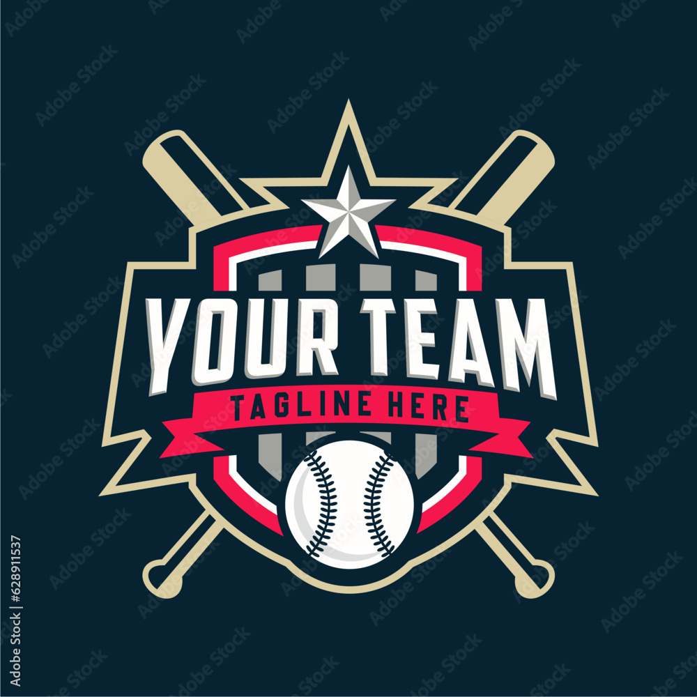 Modern professional baseball template logo design for baseball club ...