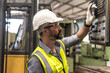 © Jack Tamrong - Portrait Caucasian Engineer man working in industrial factory