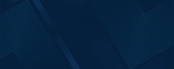 Dark blue background. Modern line stripes curve abstract presentation background. Luxury paper cut background. Abstract decoration, golden pattern, halftone gradients, 3d Vector illustration
