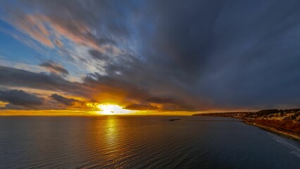 Sticker - Breathtakingly beautiful landscape of White Rock, British Columbia, Canada