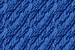 © SolaruS - Quilling paper seamless pattern. Craft wallpaper on blue background. Creative wall decor. AI Generative