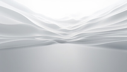 Wall Mural - 3D Light White Background