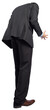 © vectorfusionart - Digital png photo of back view of caucasian businessman standing on transparent background