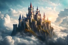 Castle In The Clouds Ultra High Quality Photo