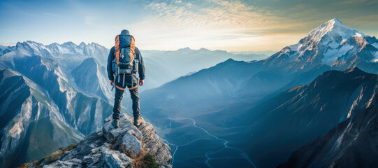 Embark on an exhilarating mountain adventure! Nature's vastness welcomes travelers to explore. Hiking enthusiasts, both adults and tourists, seek the thrill of the outdoors.