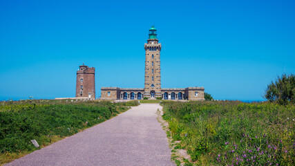 lighthouse of Frehel cap in Brittany- France