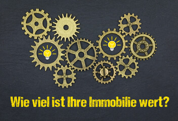 Wall Mural - Wie viel ist Ihre Immobilie wert?	