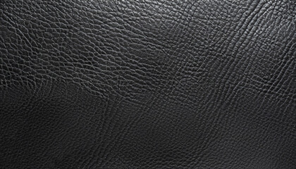 Wall Mural - Black leather textured background. Texture-the smooth black leather.