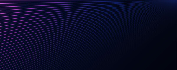 abstract blue and purple digital dynamic lines diagonal dark background. futuristic hi-technology co