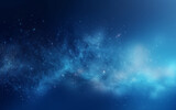 Fototapeta Kosmos - Abstract blue dust particles background