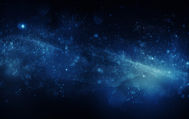  Abstract blue dust particles background