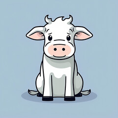 cow cartoon illustration