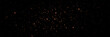 © DENYS - Sparks of dust and golden stars shine with a special light. Vector sparkles on a black background. light effect. Shiny magical dust particles.