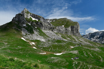 Poster - Mountain landscape in Montenegro (Durmitor Mountains) // Berglandschaft in Montenegro (Durmitor-Gebirge)