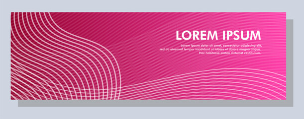 Wall Mural - Abstract banner design. Vector shape background. Modern Graphic Template Banner pattern for social media and web sites.
