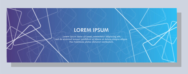 Wall Mural - Abstract banner design. Vector shape background. Modern Graphic Template Banner pattern for social media and web sites.