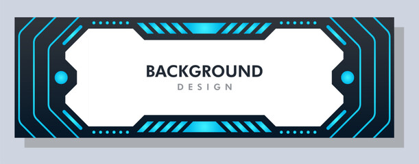 Wall Mural - Abstract banner design. Vector shape background. Modern Graphic Template Banner pattern for social media and web sites.