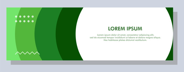 Wall Mural - Abstract banner design. Vector shape background. Modern Graphic Template Banner pattern for social media and web sites.