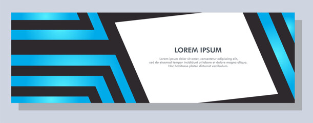 Wall Mural - Abstract banner design. Vector shape background. Modern Graphic Template Banner pattern for social media and web sites.