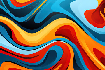 Wall Mural - Abstract colorful background