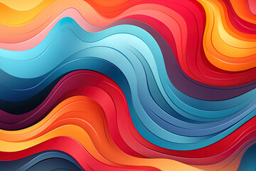 Canvas Print - Abstract colorful background