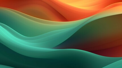 horizontal colorful abstract wave background with peru.Generative AI.