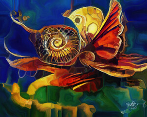 Wall Mural - Elements of Insect Forms