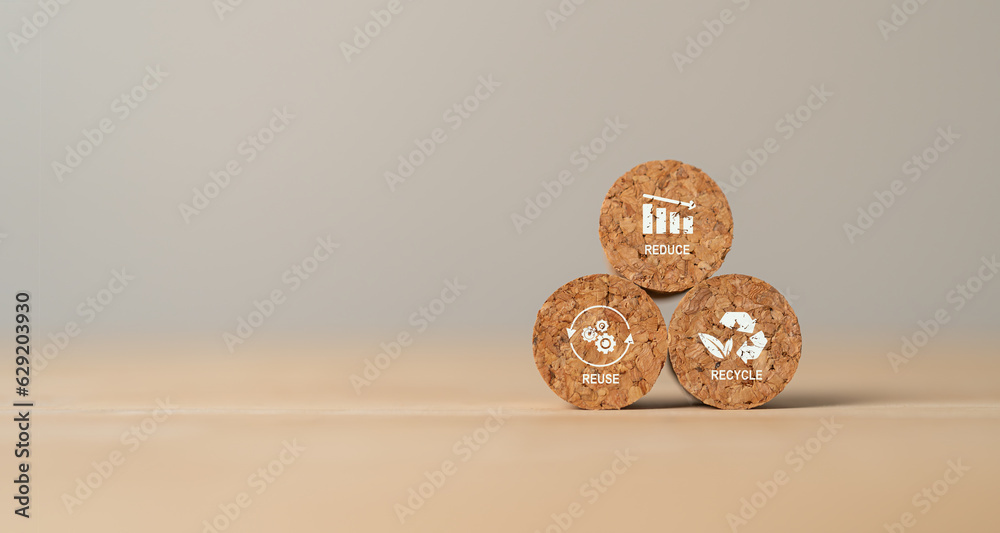 Reduce, Reuse and Recycle concept. Limit global warming and climate ...