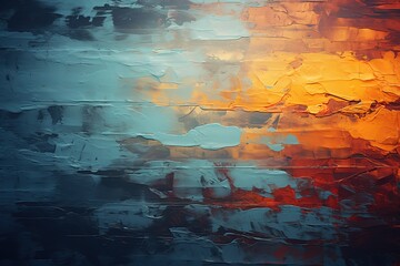 Wall Mural - Images of Brushstroke on canvas texture