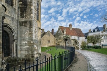 Wall Mural - Bourges, in France, old houses 