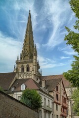 Canvas Print - Autun, the Saint-Lazare cathedral
