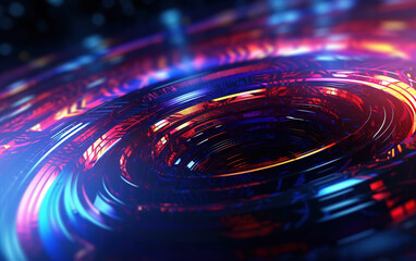 Wall Mural - Abstract colorful light background,created with generative ai tecnology.