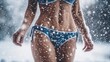 © Ali - Photo of a women wearing bikini in winter