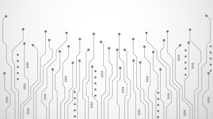 Aufkleber - technology background with hi-tech digital