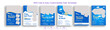 Editable Travel flyer set template for travel agency poster bundle or leaflet suitable for holiday vacation tourism pamphlet print ready brochure design