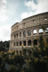 Sticker - Stunning view of the iconic Roman Colosseum in Rome, Italy