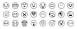 © MacroOne - set of 24 outline web classics icons such as cat, nerd, nerd, wondering, baby, dead, happy vector icons for report, presentation, diagram, web design, mobile app