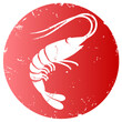 Roter Button Garnele Shrimp
