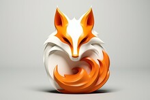 Letter F Fox Logo