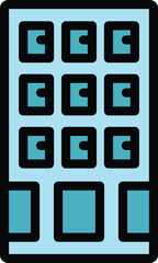 Canvas Print - Design phone app icon outline vector. Internet cellphone. Screen element color flat