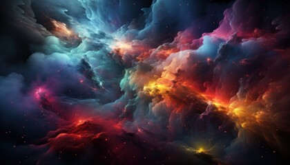 Canvas Print - lights of space