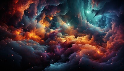 Canvas Print - visualization of space