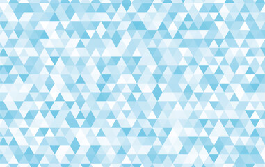 水色の三角形の幾何学パターン背景