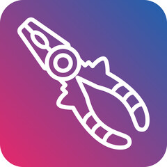 Sticker - Vector Design Pliers Icon Style