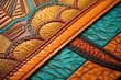 intricate saddle stitching details and patterns